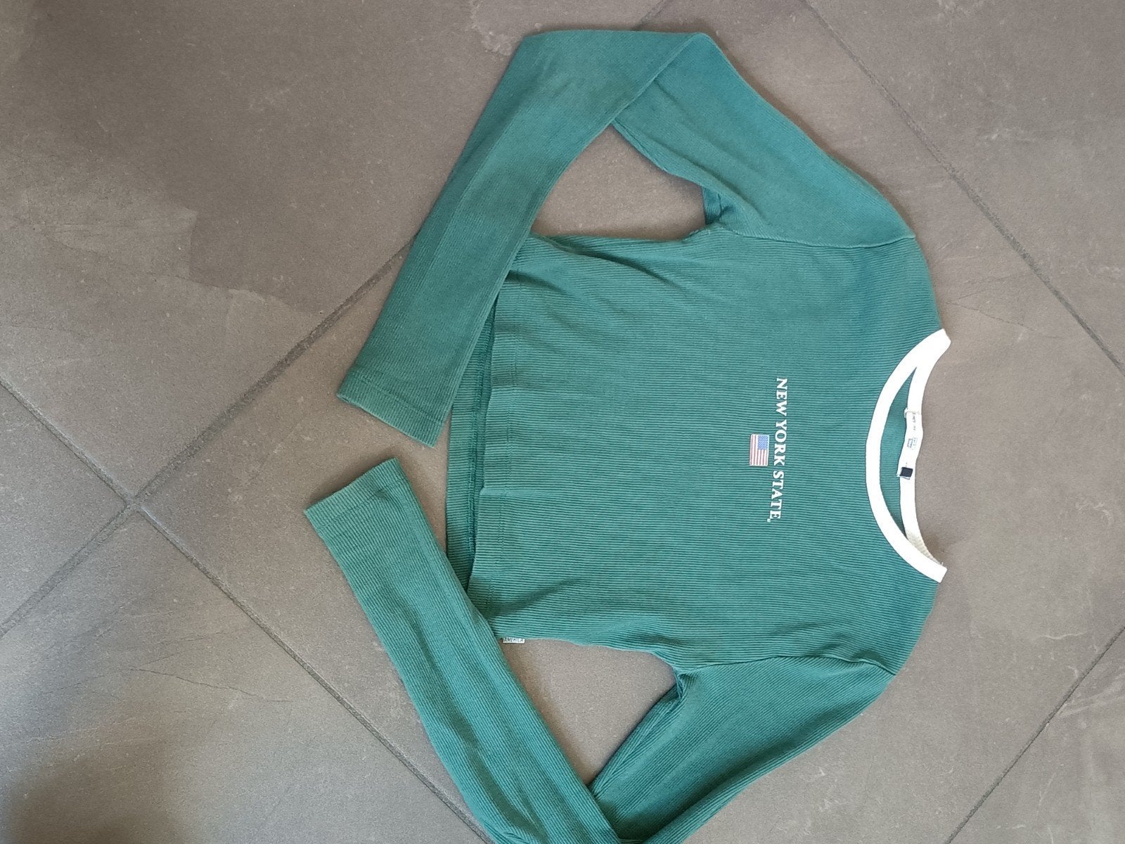 America Today crop top lange mouwen, maat XS, Ophalen of Verzenden, Zo goed als nieuw, Lange mouw, Maat 34 (XS) of kleiner