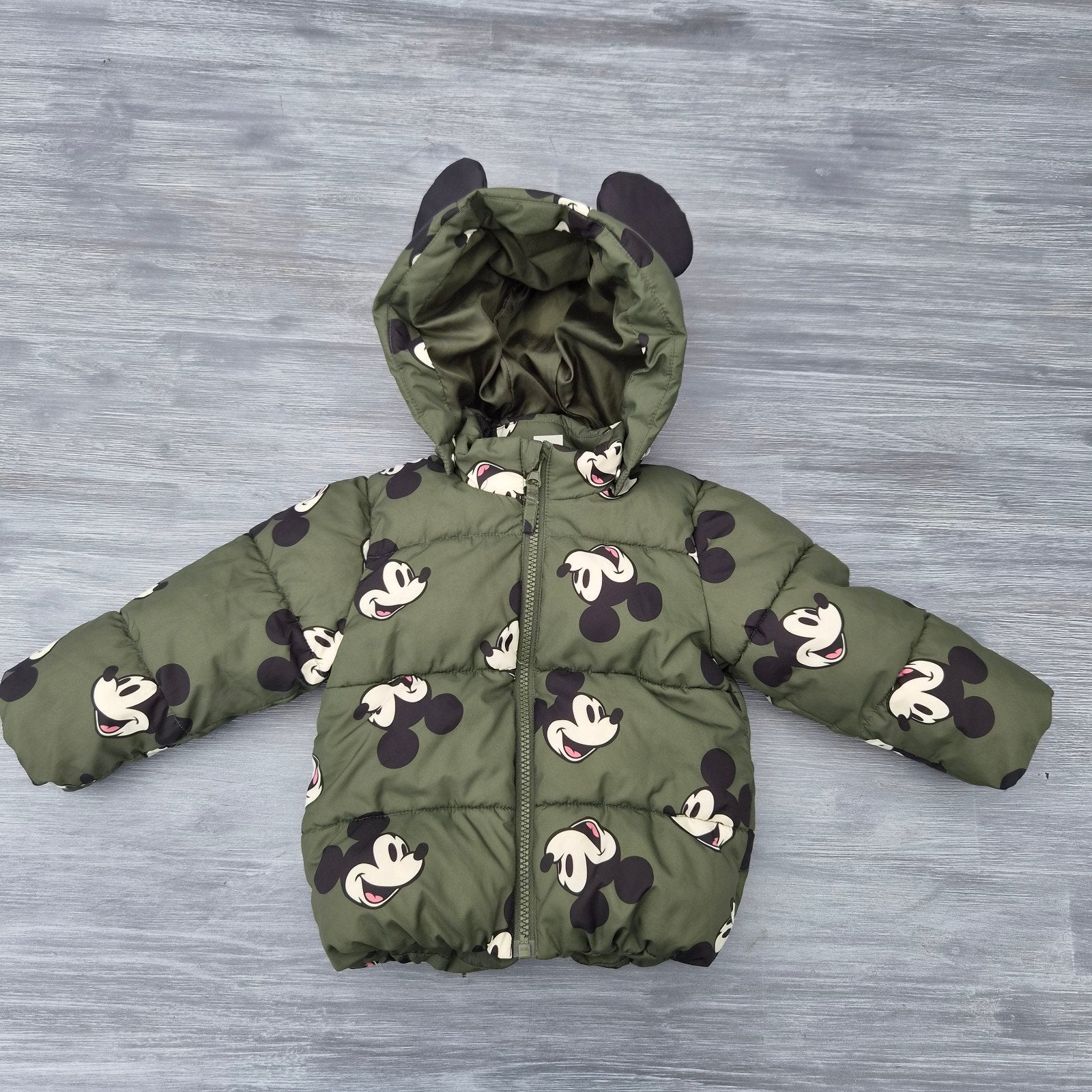 H&M Mickey Mouse jas maat 86, Ophalen of Verzenden, Zo goed als nieuw, H&M, Jongetje of Meisje