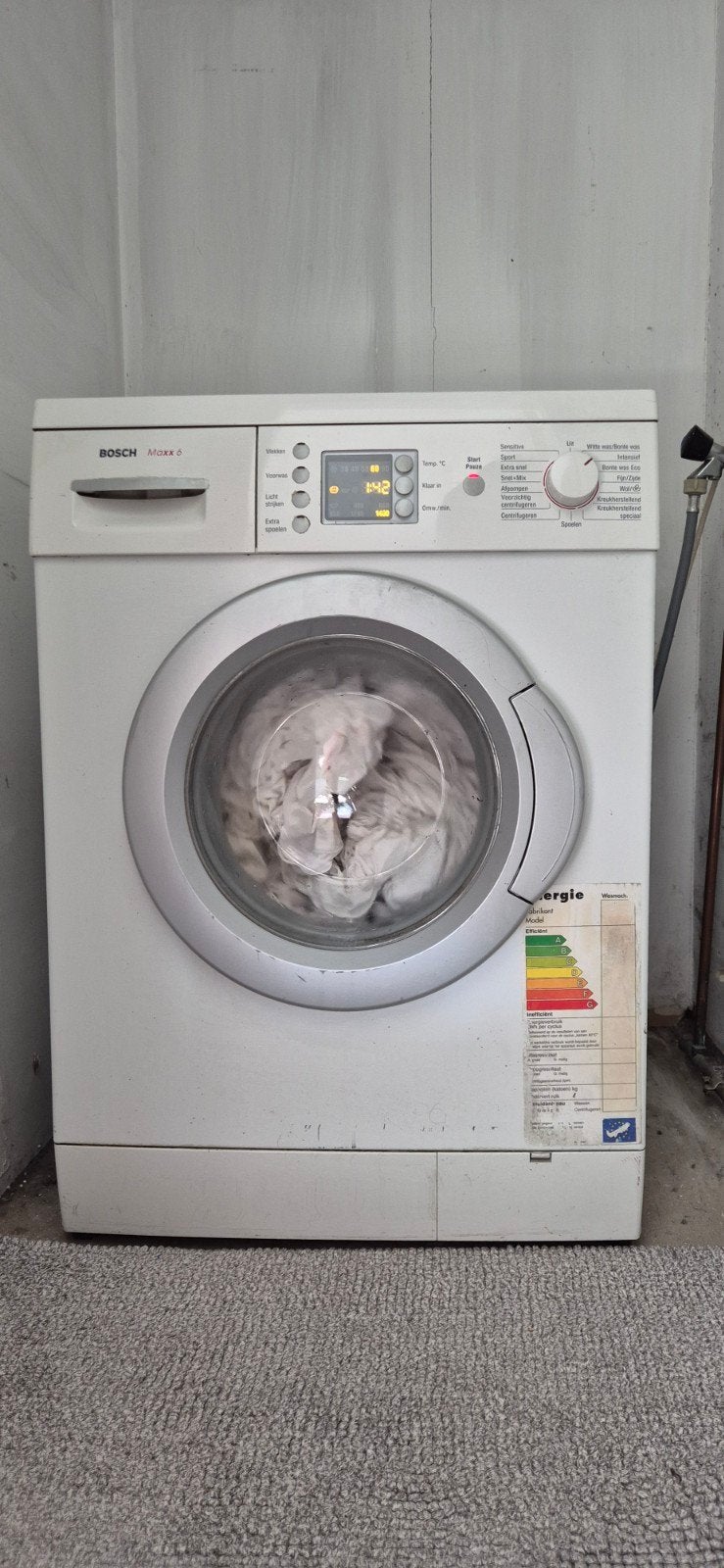 Bosch Maxx 6 Wasmachine - Betrouwbaar en Krachtig, Witgoed en Apparatuur, Gebruikt, Ophalen of Verzenden, Voorlader, 85 tot 90 cm