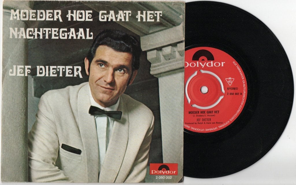 Jef Dieter – Nachtegaal, Ophalen of Verzenden, Zo goed als nieuw, 7 inch, Levenslied of Smartlap