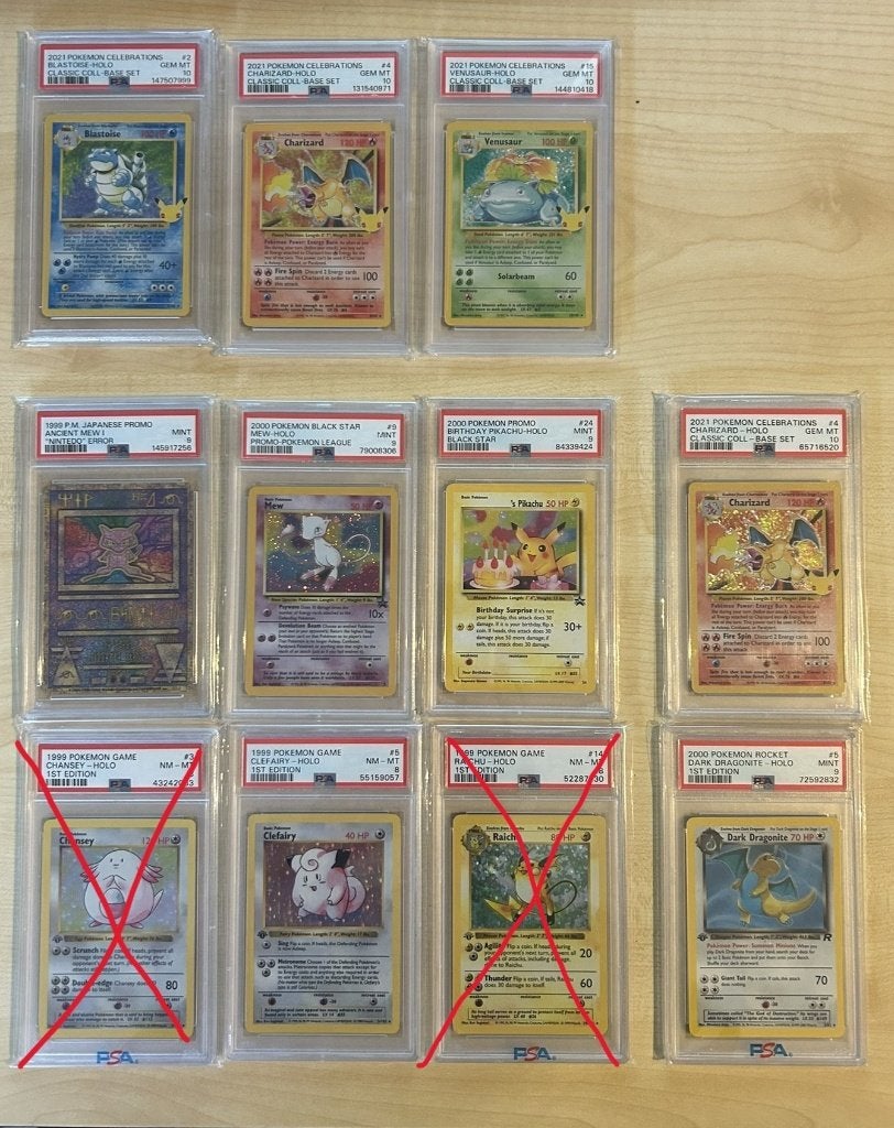 Diverse wotc psa slabs te koop, Ophalen of Verzenden, Zo goed als nieuw