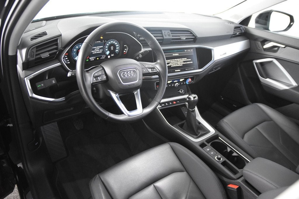 Audi Q3 Sportback 35 TFSI S Edition *1ste Eigenaar*Leer*Stoe, Auto's, Audi, Voorwielaandrijving, 4 cilinders, Zwart, Leder