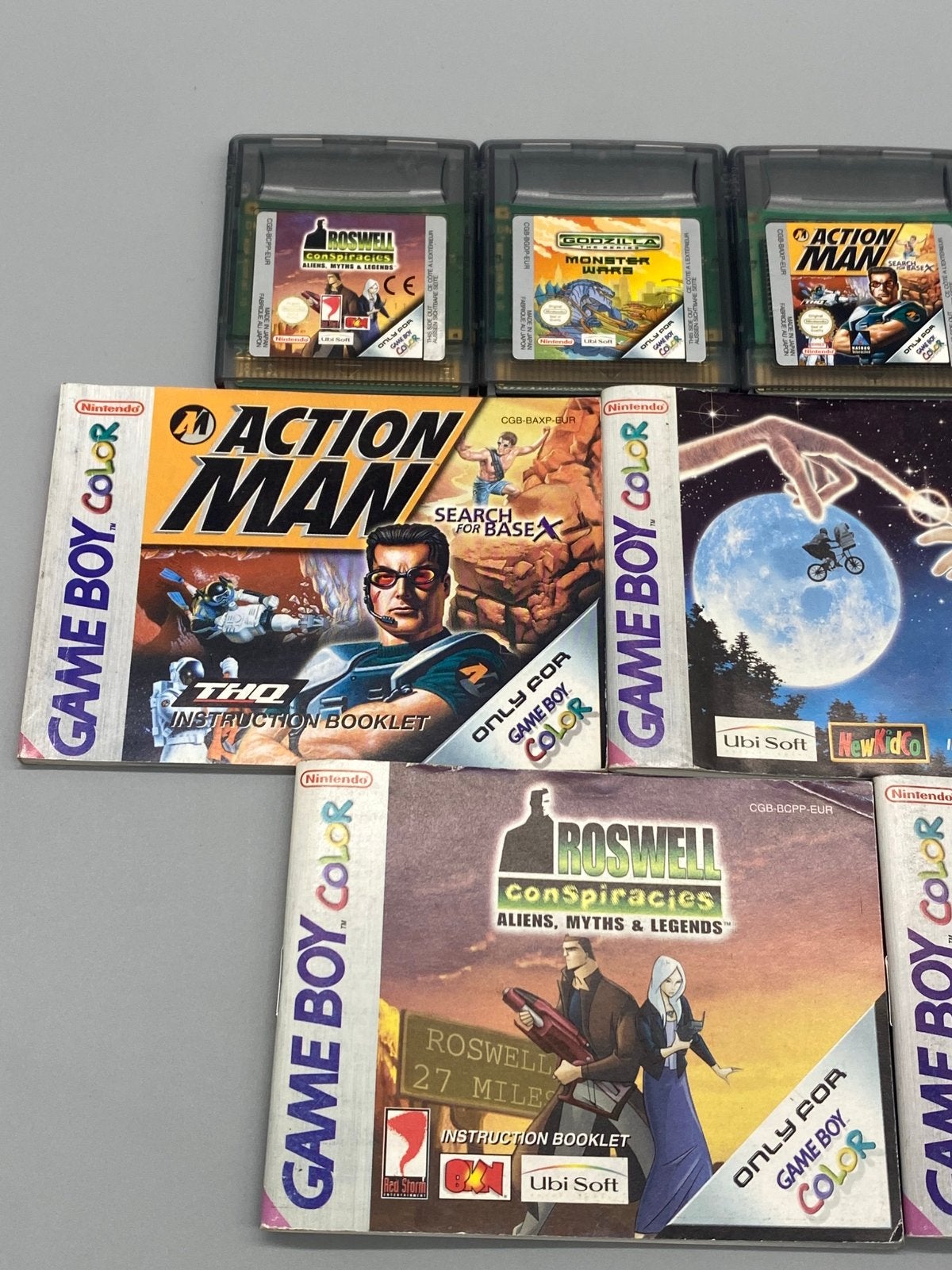 Nintendo Game Boy Color Bundel Van 5 Games Inclusief Boekjes, Spelcomputers en Games, Www.nintendo.com, 2 spelers, Ophalen of Verzenden