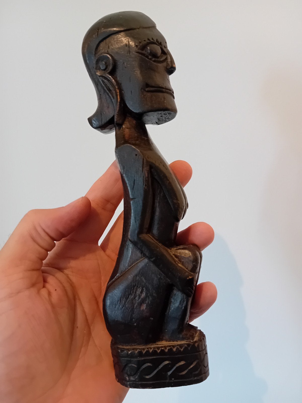 Batak Shaman Voorouder Beeldje - Noord Sumatra, Antiek en Kunst, Hout, Ophalen of Verzenden, Indonesië, Beeld