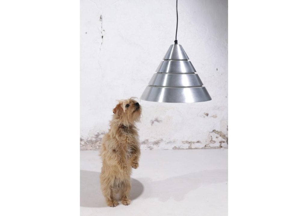Hans-Agne Jakobsson Cone Shaped Chandelier, Huis en Inrichting, Lampen | Hanglampen, Ophalen of Verzenden, Gebruikt, Metaal