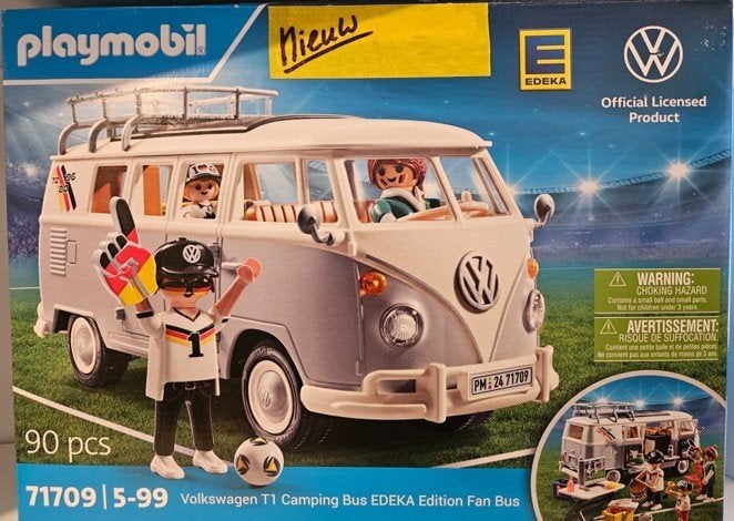 PLAYMOBIL Voetbal VW Fan bus Camper WK VOETBAL, Kinderen en Baby's, Speelgoed | Playmobil, Ophalen of Verzenden, Nieuw, Complete set