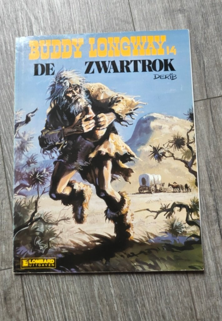 Buddy Longway - De Zwartrok, Eén stripboek, Ophalen of Verzenden, Gelezen, Derib