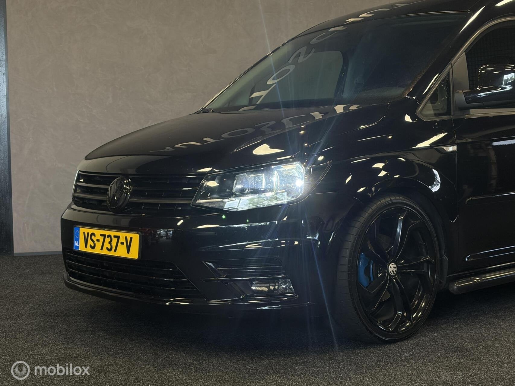 Volkswagen Caddy Bestel 2.0 TDI L1H1 BMT Highline LEDER / 18, Auto's, Navigatiesysteem, Gebruikt, 4 cilinders, Zwart