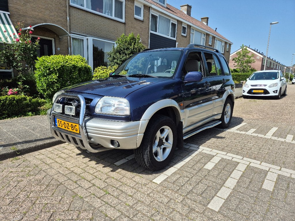 Suzuki Grand Vitara 2.5 V6 5D AUT 2000 Blauw, Auto's, Suzuki, Particulier, Grand Vitara, 4x4, ABS, Airbags, Airconditioning, Bluetooth
