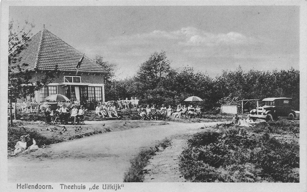 703-139-005 Hellendoorn Theehuis De Uitkijk, Verzenden, Voor 1920, Overijssel