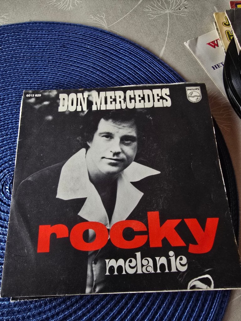don mercedes rocky / melanie, Verzenden, Gebruikt, 7 inch, Levenslied of Smartlap