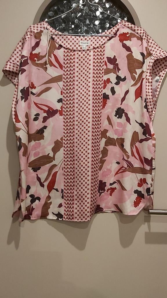 Mayerline blouse mt 44, Kleding | Dames, Ophalen of Verzenden, Zo goed als nieuw, Maat 42/44 (L), Roze