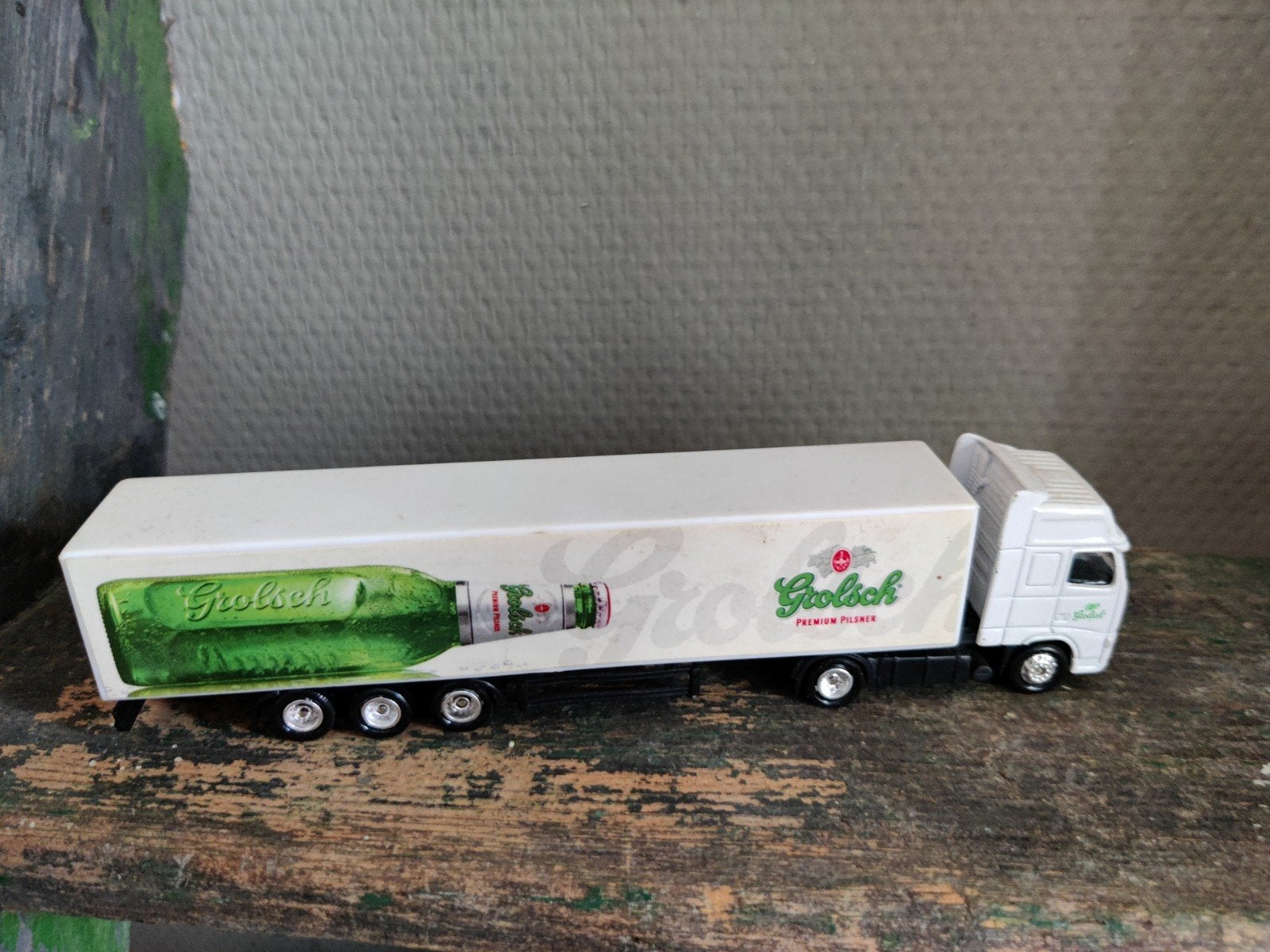 Grolsch miniatuur vrachtwagen, Verzamelen, Ophalen, Zo goed als nieuw, Overige typen, Grolsch