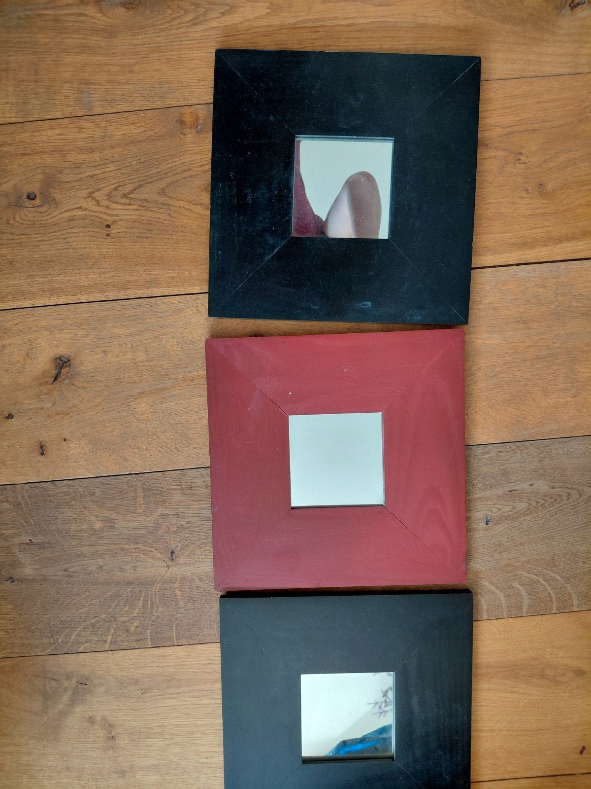 3 kleine spiegels, Ophalen, Gebruikt