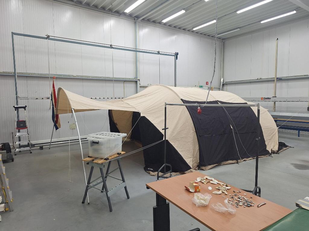 Obelink Trail 600 TC 6 persoons, Caravans en Kamperen, Tenten, Ophalen, Zo goed als nieuw, Tot en met 6