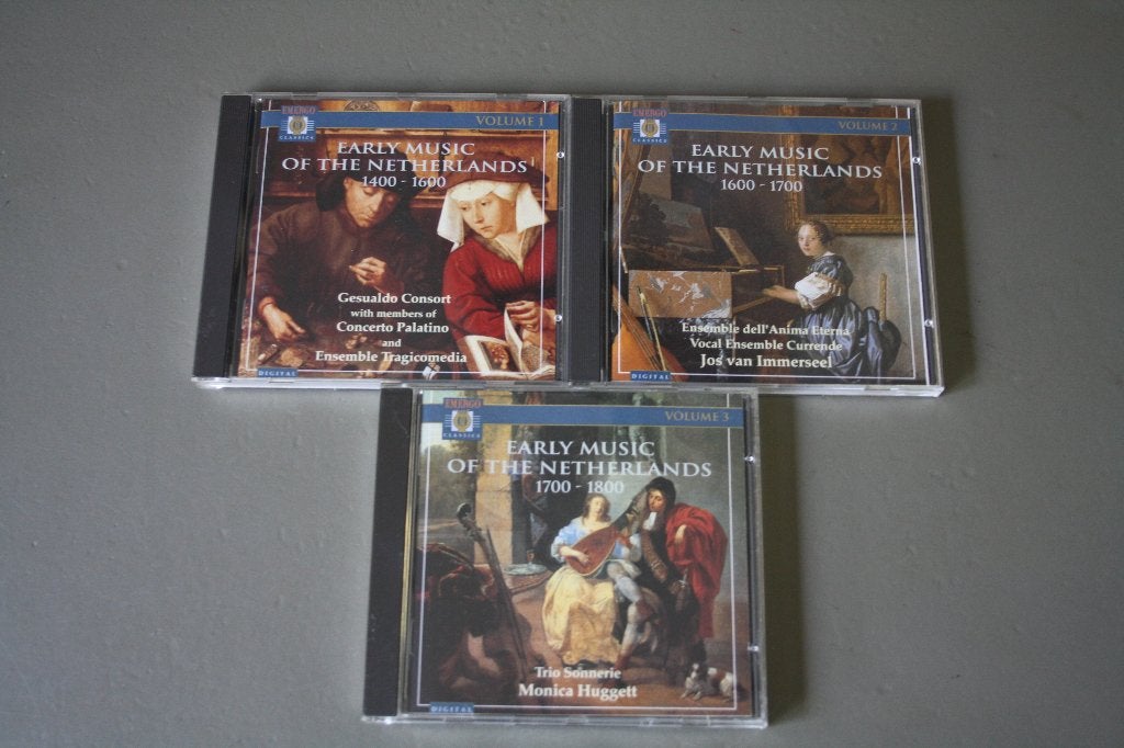 EARLY MUSIC OF THE NETHERLANDS Gesualdo Consort Anima Eterna, Inclusief boekje, Overige componisten, Zo goed als nieuw, Middeleeuwen en Renaissance
