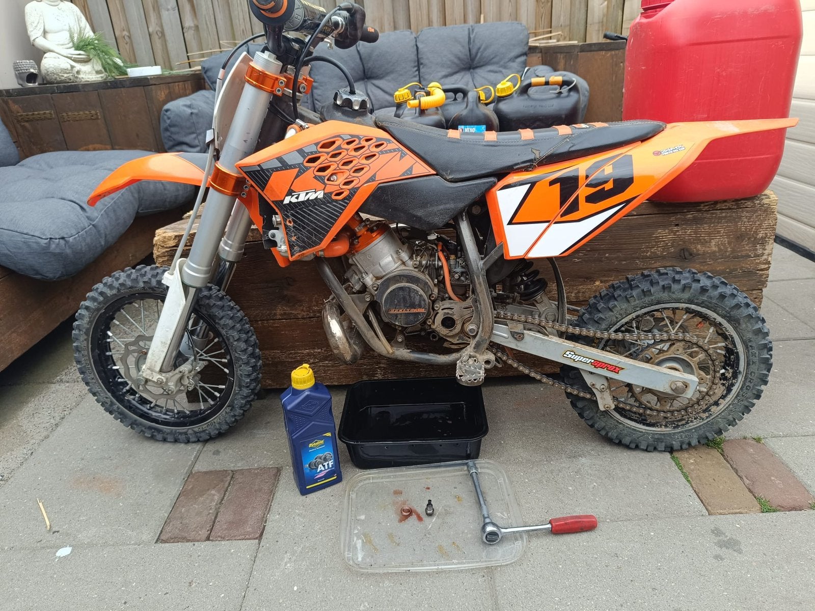 Ktm sx50 uit 2015, Gebruikt, 50 cc, Ophalen, Overige merken
