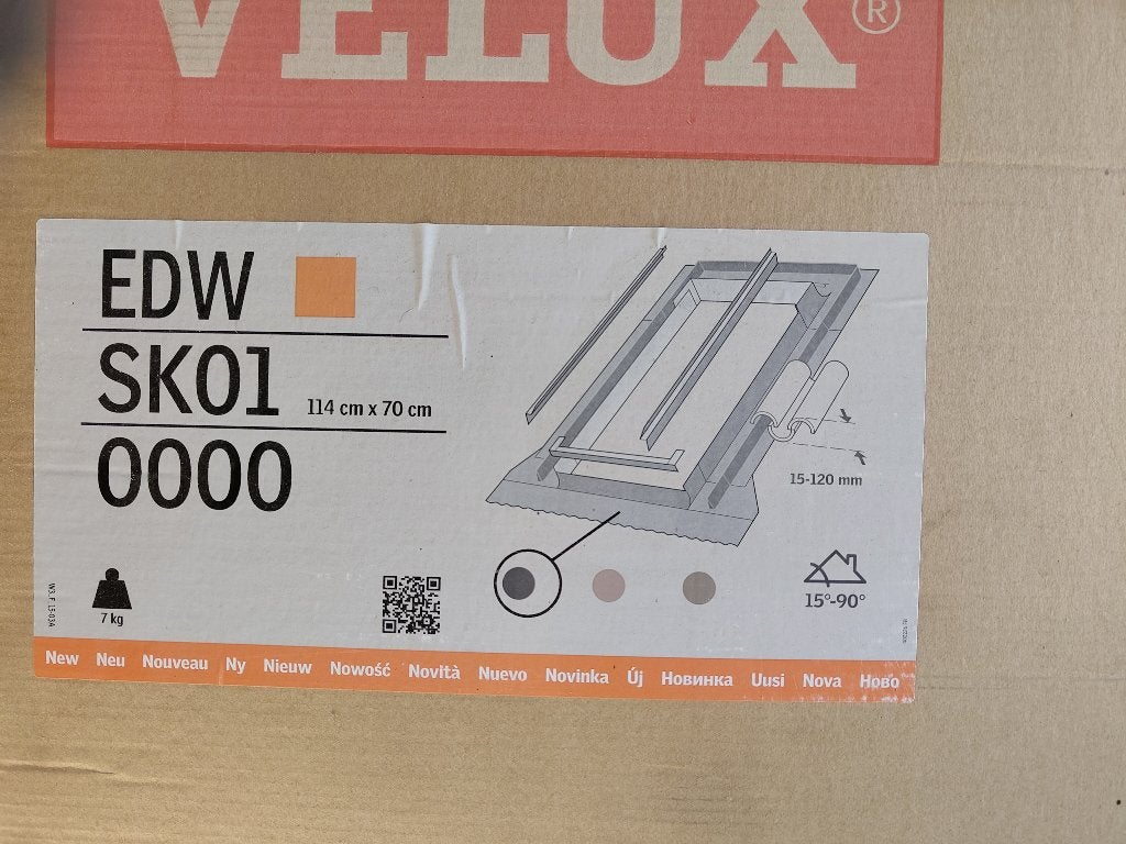 Velux dakraam SK01, Ophalen, Minder dan 80 cm, 80 tot 120 cm, Nieuw