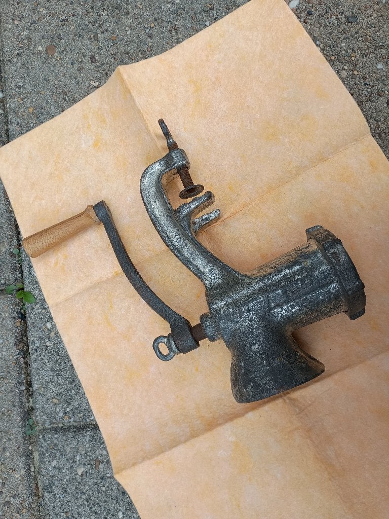 Vintage vleesmolen, Antiek en Kunst, Ophalen