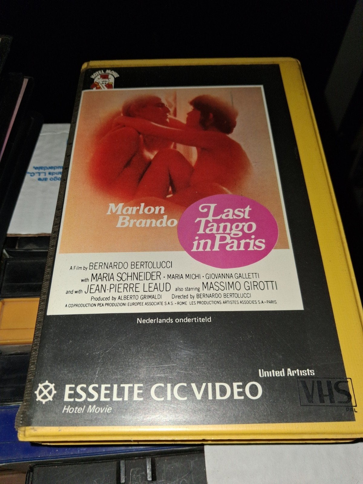 Vhs ex-rental  - Last Tango In Paris, Vanaf 16 jaar, Ophalen of Verzenden, Zo goed als nieuw, Horror