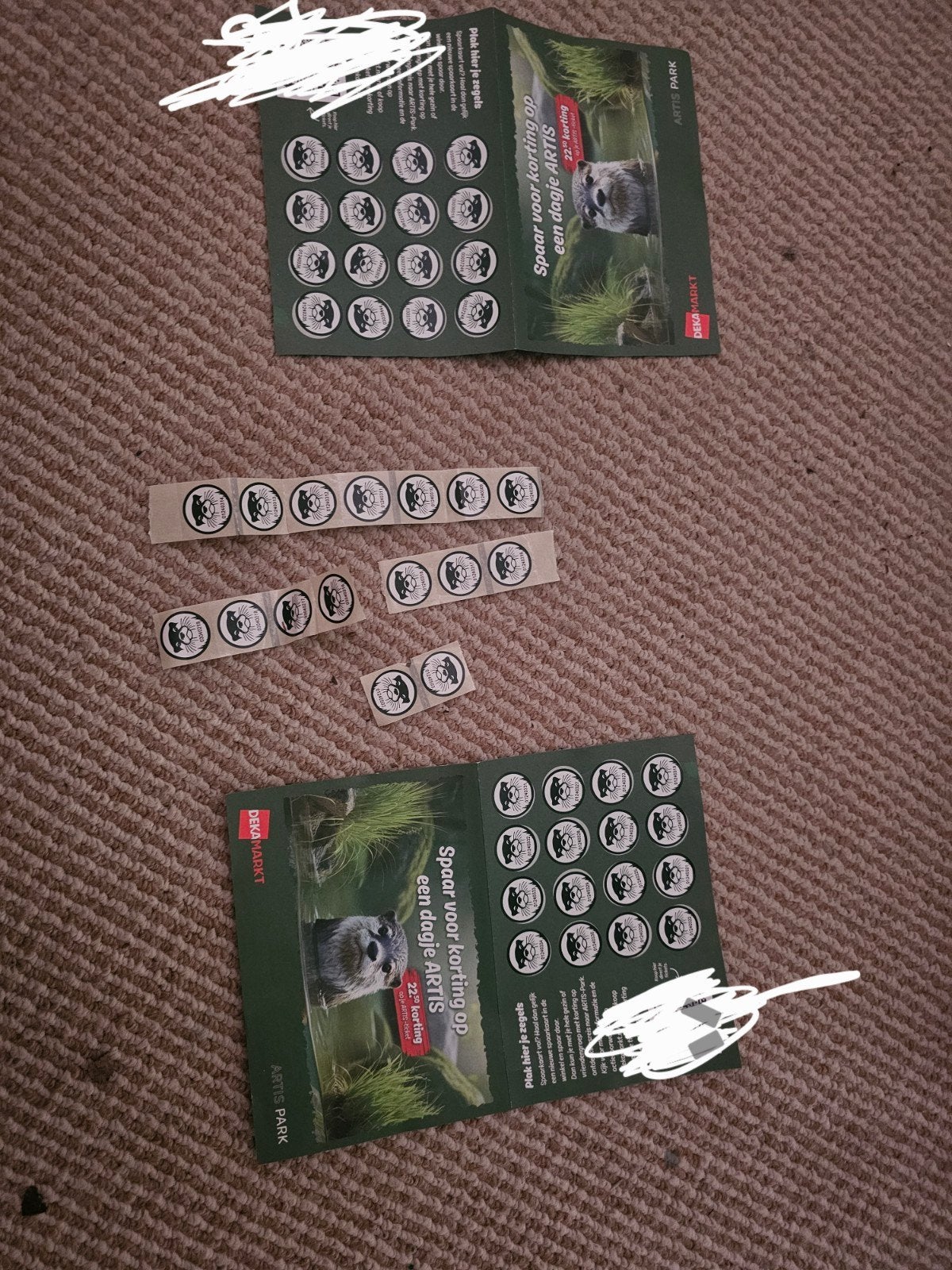 dierenpark artis zegels korting ticket, Eén persoon, Kortingsbon