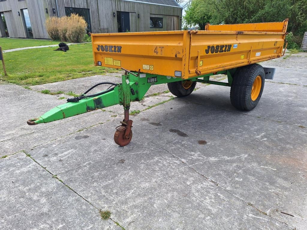 Joskin 4 ton kipper/ kieper, met kenteken, Ophalen of Verzenden, Transport