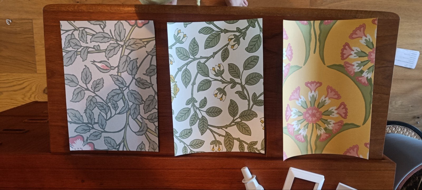 Little Greene Behangstaal Bloemen, Bloemen, Natuurlijk, Groen, Ophalen of Verzenden