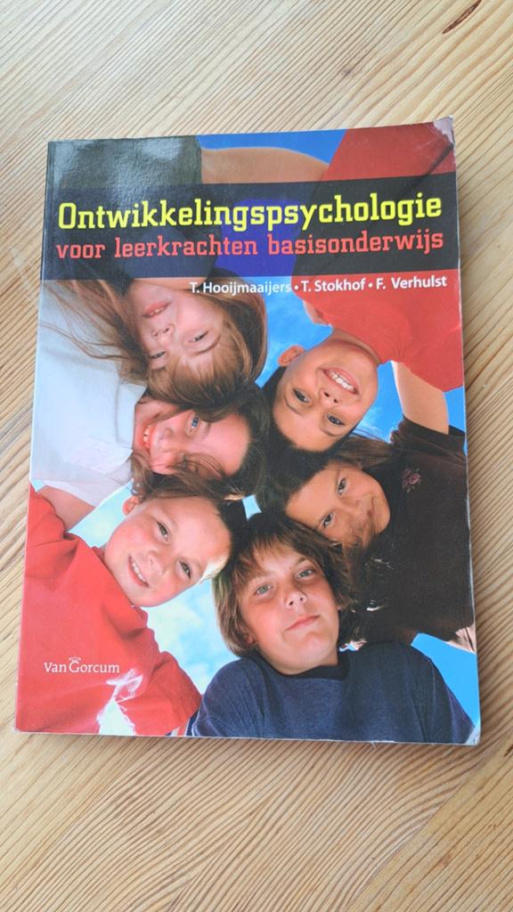 Ontwikkelingspsychologie voor leerkrachten basisonderwijs, Boeken, Studieboeken en Cursussen, Gelezen, T. Hooijmaaijers, T. Stokhof, F. Verhulst