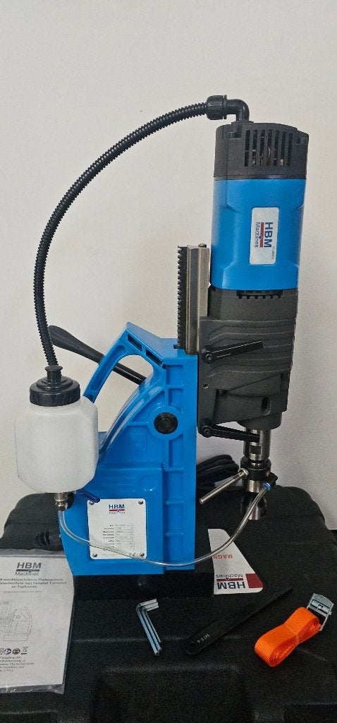Magneetboormachine 65 mm Vario met Tapfunctie HBM, 600 watt of meer, Variabele snelheid, Overige typen, Ophalen of Verzenden