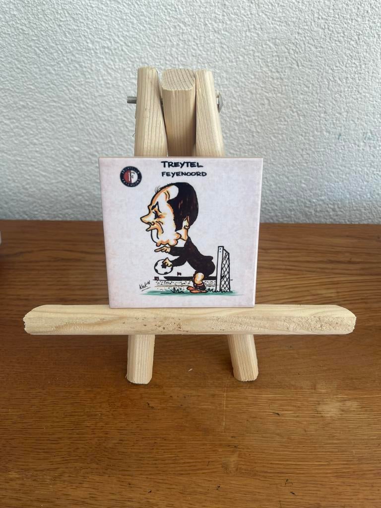 Treytel Feyenoord tegeltje 11x11, Ophalen of Verzenden, Zo goed als nieuw