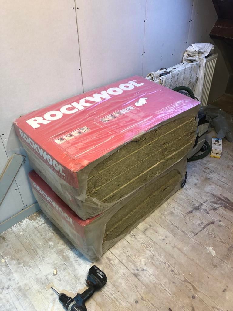 Rockwool vloerisolatie - Nieuw in verpakking, Doe-het-zelf en Verbouw, Isolatie en Afdichting, Nieuw, Steenwol, Ophalen of Verzenden