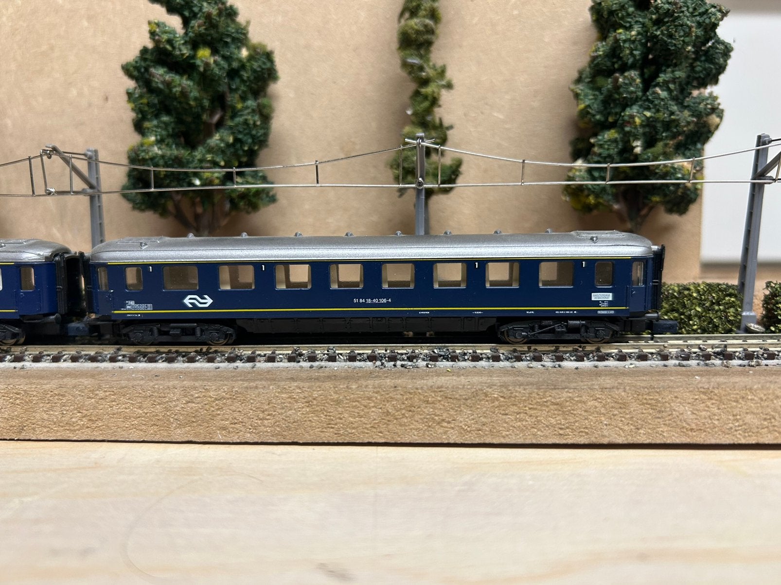 4 arnold NS plan D rijtuigen blauw, Arnold, Gelijkstroom, Wagon, Ophalen of Verzenden