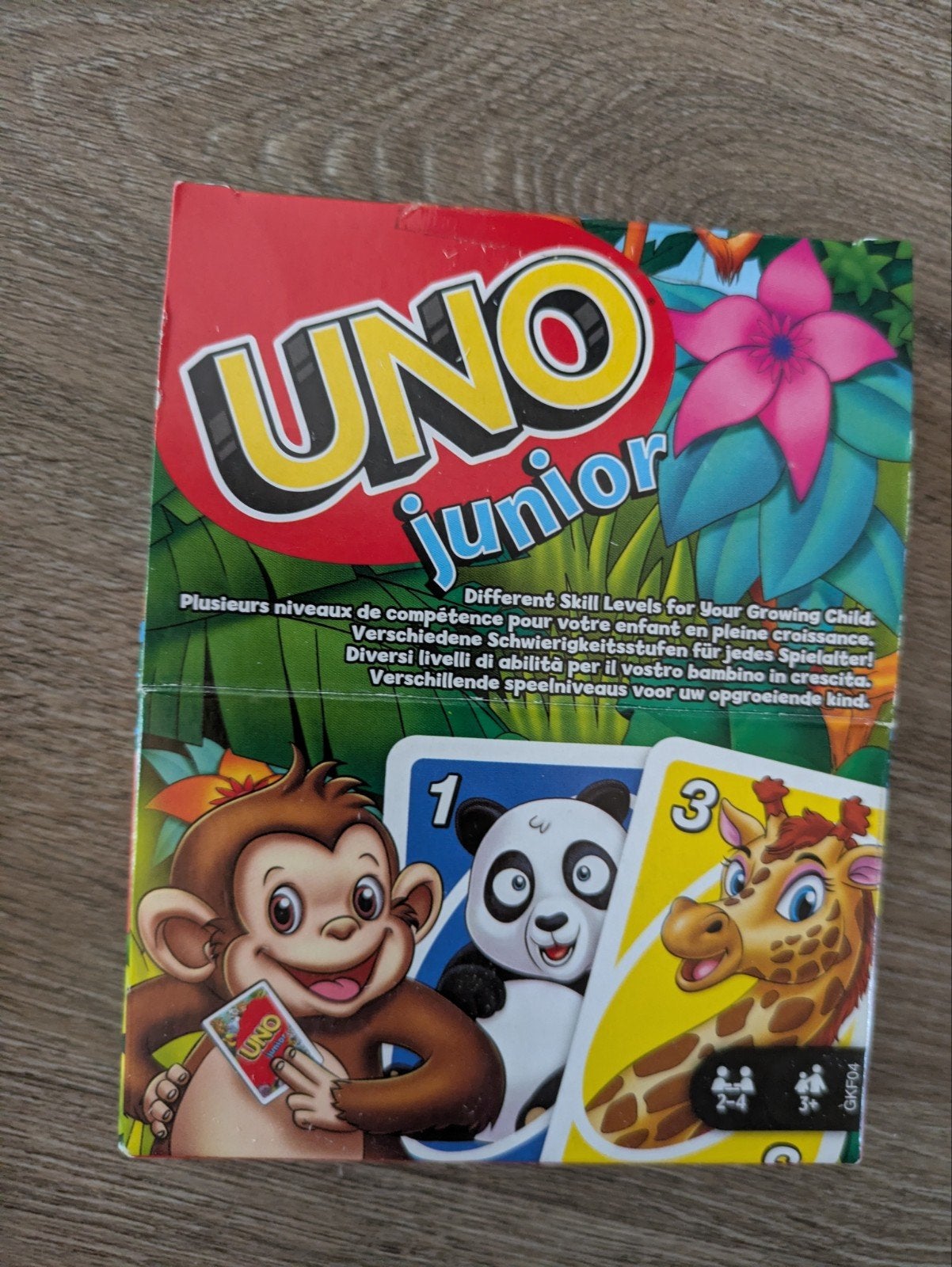 UNO Junior Kaartspel voor Kinderen, Hobby en Vrije tijd, Een of twee spelers, Ophalen of Verzenden, Gebruikt, Mattel