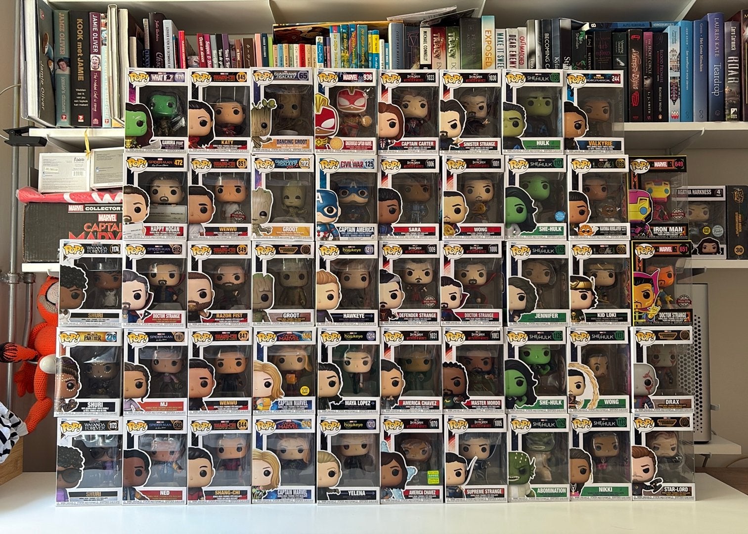 Grote set Funko pops - thema: Marvel, Ophalen of Verzenden, Gebruikt