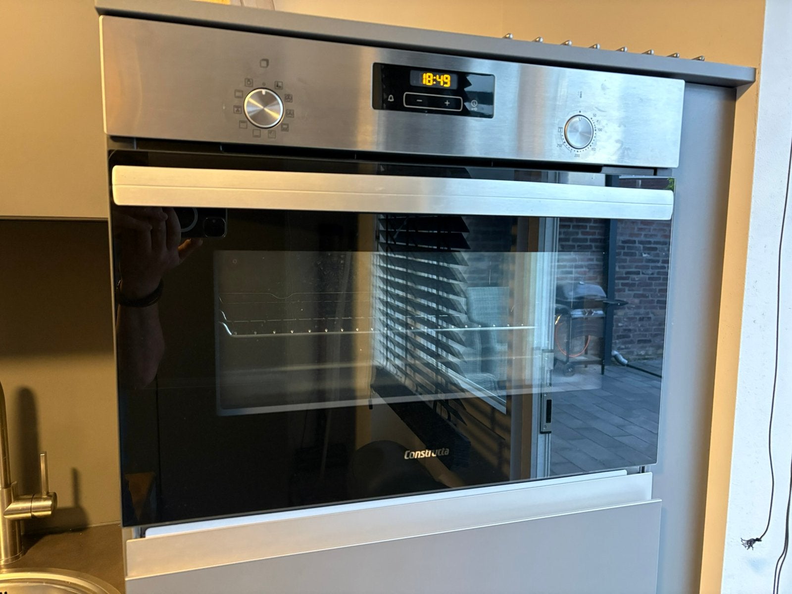 Constructa HB5B20CO elektrische inbouwoven, Ophalen, 45 tot 50 cm, Overige merken, Oven
