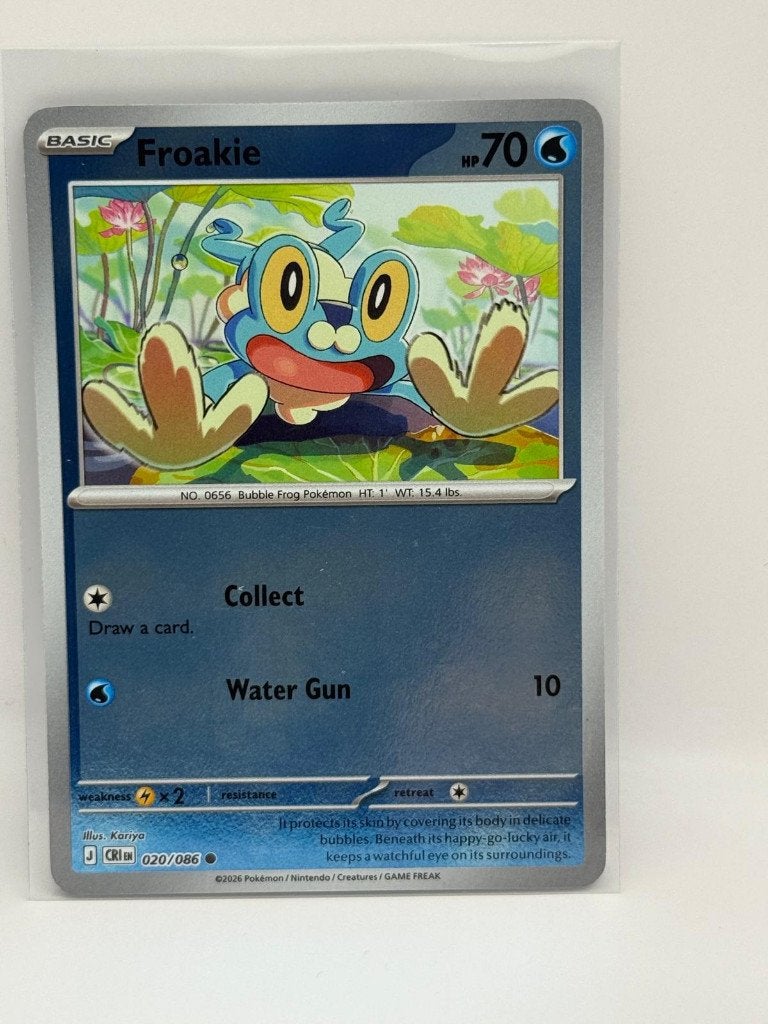 Froakie [Reverse Holo] #20 Pokemon Chaos Rising 2, Verzenden, Zo goed als nieuw