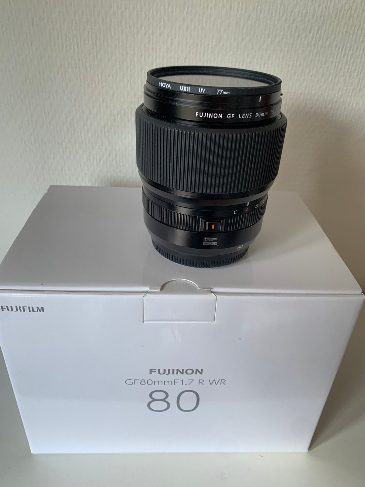 FUJINON GF 80mm F 1.7 R WR, Ophalen, Zo goed als nieuw, Standaardlens