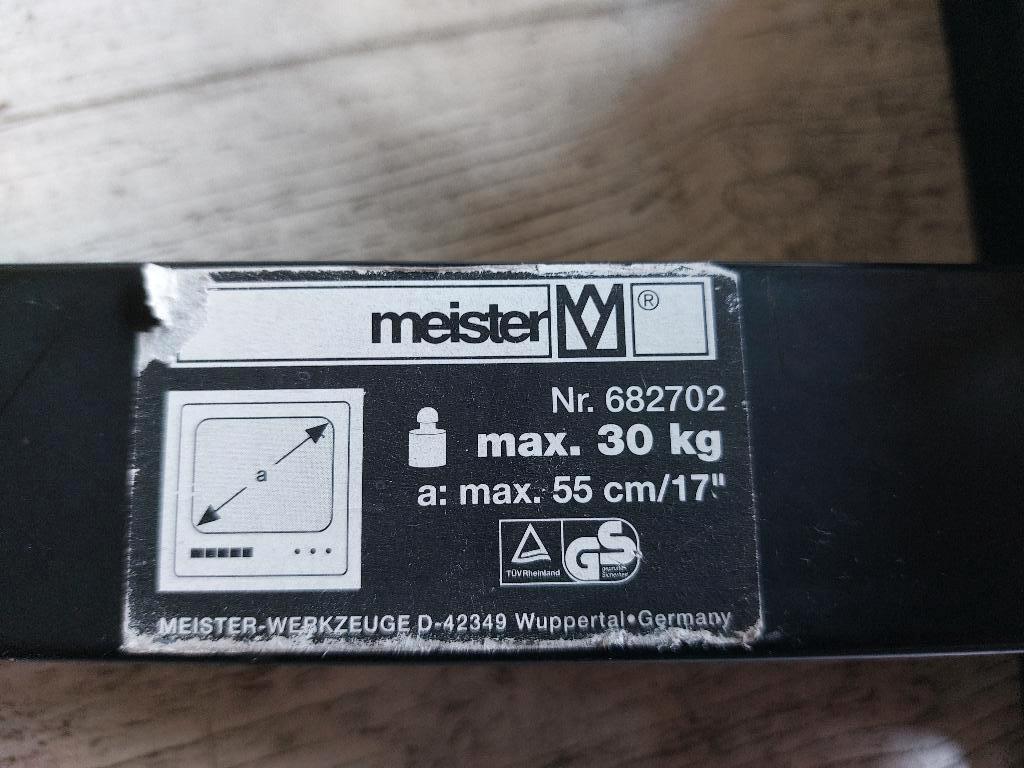 Tv steun van Meister om tv aan de muur te hangen, Ophalen