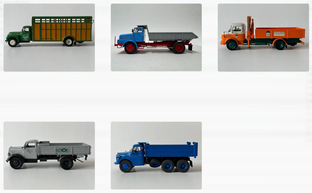 Vrachtwagens: Citroen, IFA, Mercedes, Opel, Tatra 1:43, Hobby en Vrije tijd, Modelauto's | 1:43, Ophalen, Zo goed als nieuw, Bus of Vrachtwagen