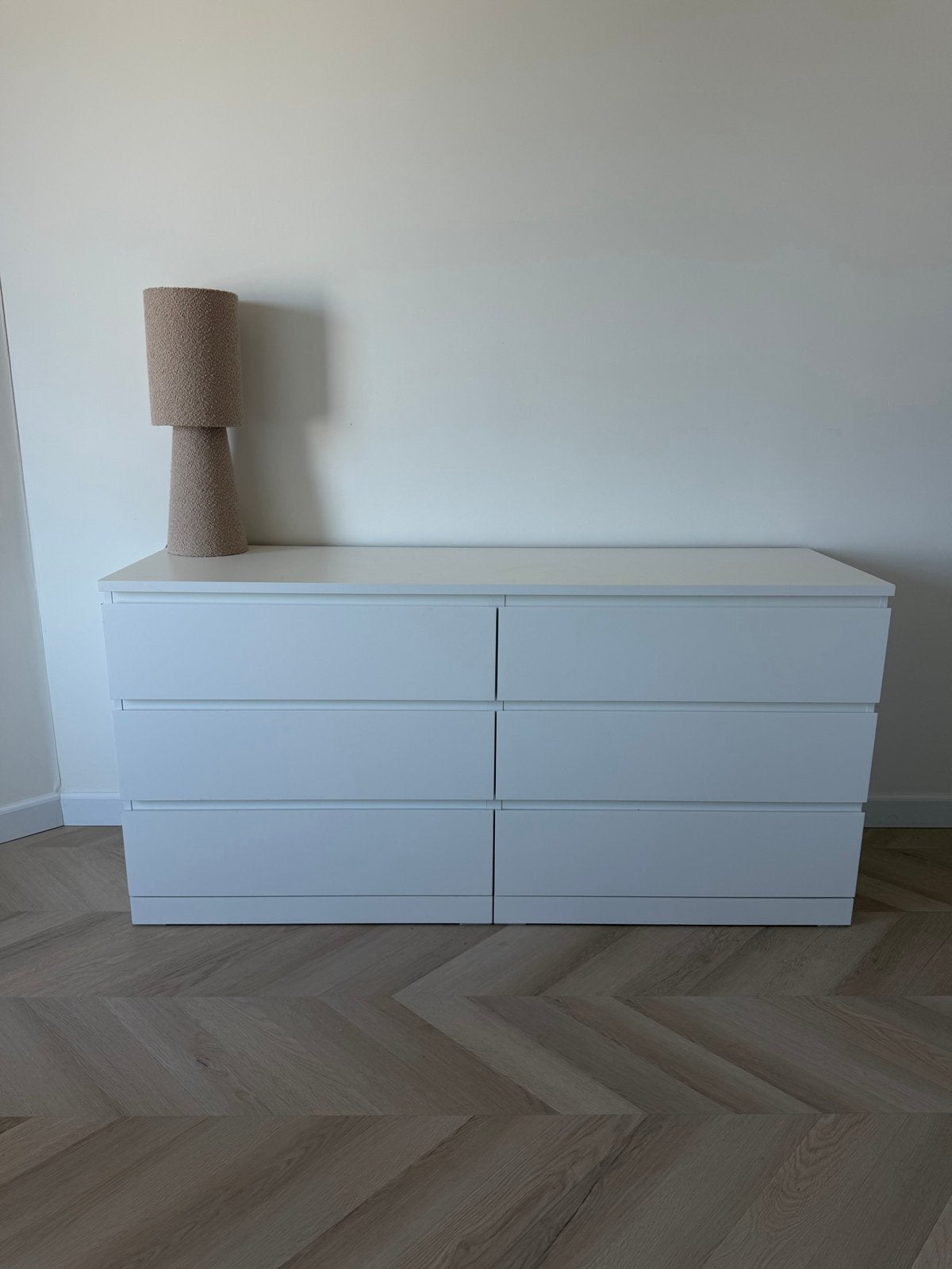 IKEA Malm ladekast wit - 6 lades, Ophalen, Gebruikt, 5 laden of meer, 150 tot 200 cm