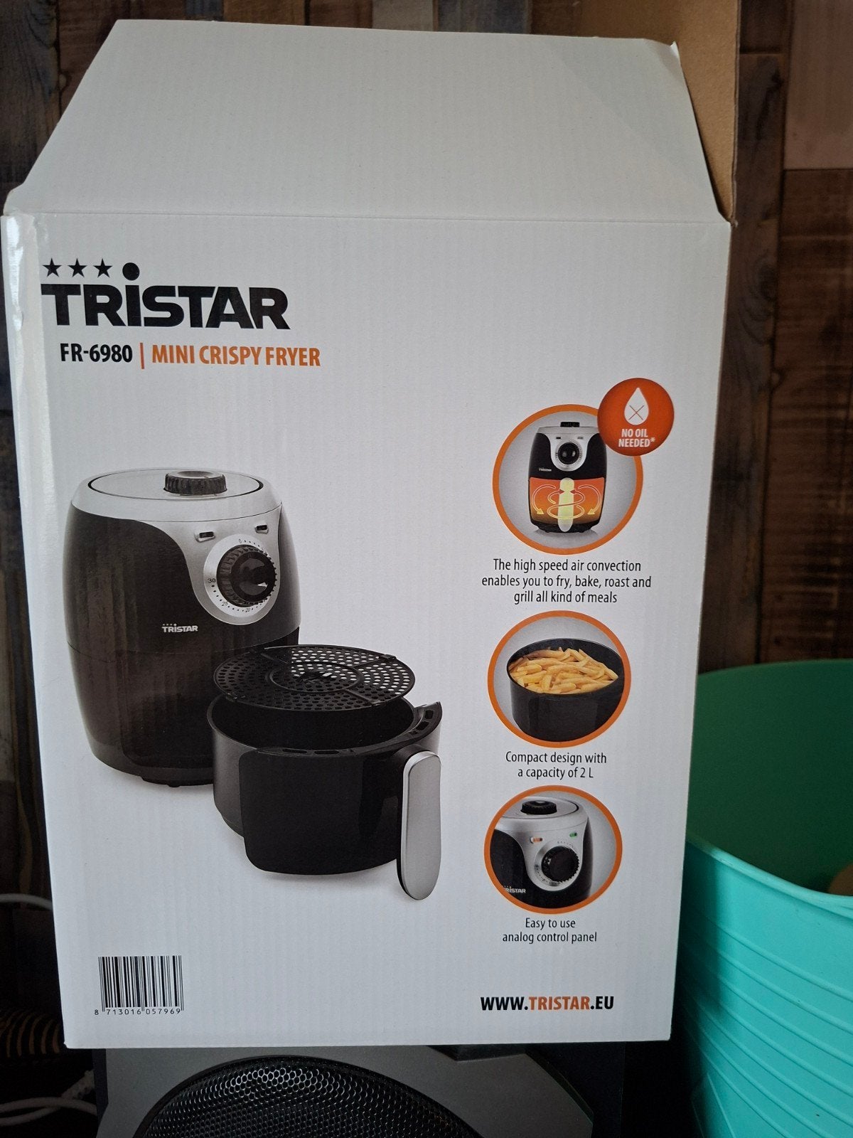 airfryer, Witgoed en Apparatuur, Ophalen, Zo goed als nieuw, Airfryer, Minder dan 750 gram