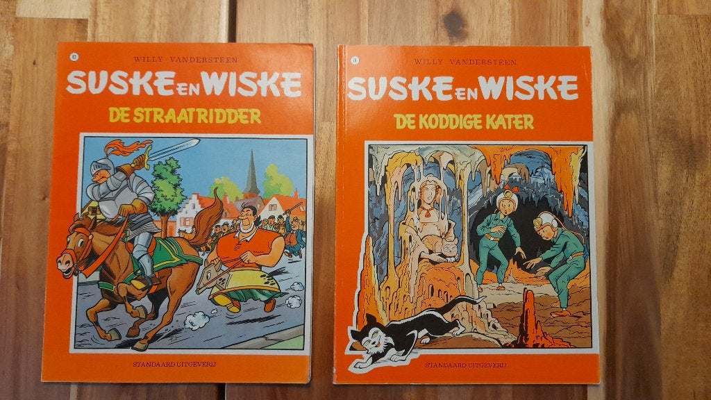 Suske en Wiske twee albums 74 en 83, Meerdere stripboeken, Ophalen of Verzenden, Gelezen, Willy Vandersteen