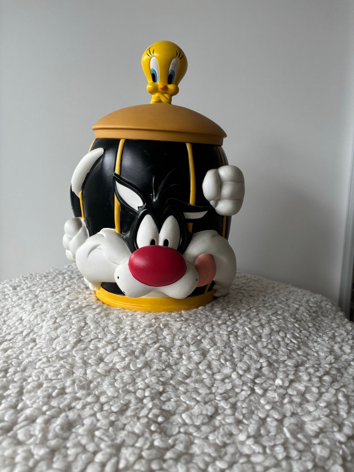 Sylvester en Tweety koekjespot - Looney Tunes, Ophalen of Verzenden, Overige figuren, Zo goed als nieuw, Servies