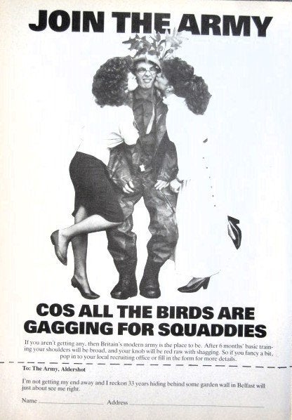 3 oude advertenties reclames Britain army 1961-1991 UK leger, Ophalen of Verzenden, Landmacht, Amerika