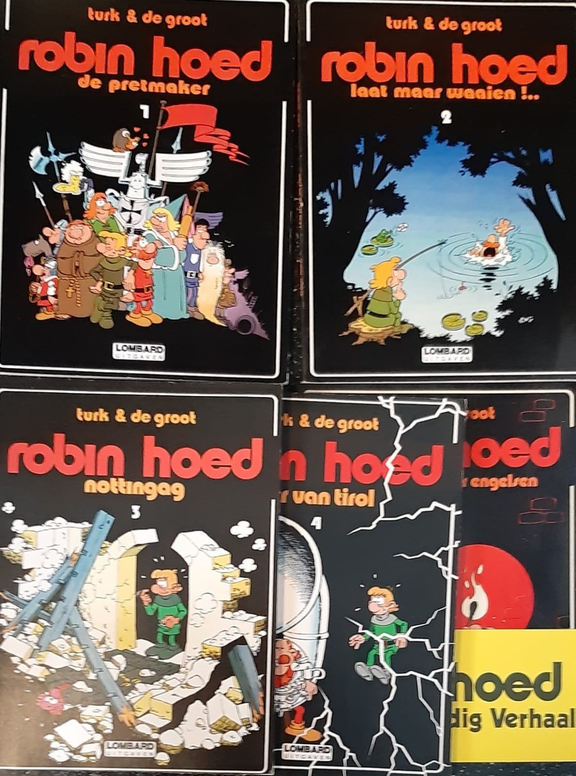 Stripboeken Robin Hoed, Meerdere stripboeken, Ophalen, Gelezen