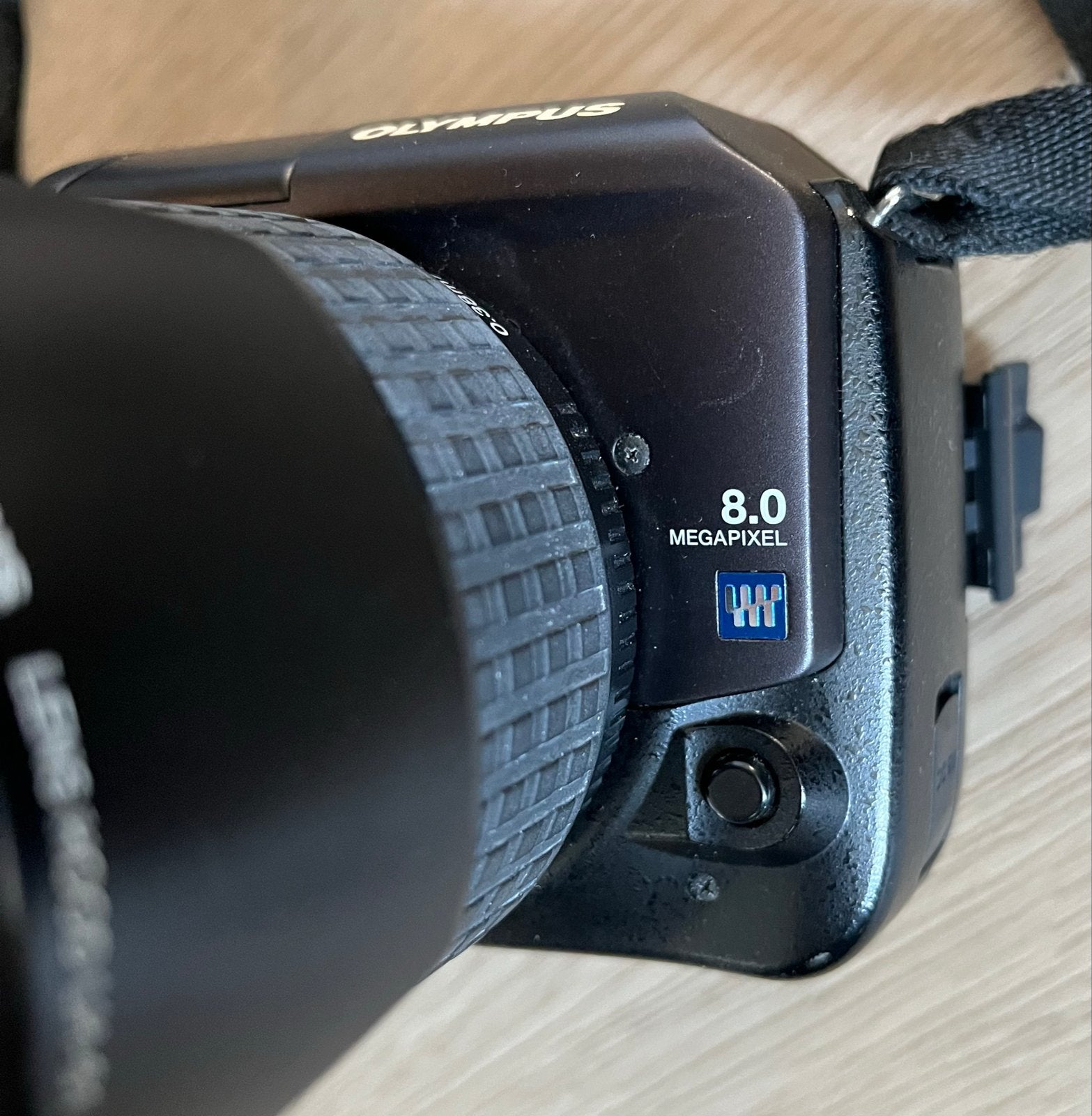 Olympus E-300 Spiegelreflexcamera met 2 lenzen en tas, Ingebouwde flitser, Gebruikt, Spiegelreflex, Ophalen of Verzenden