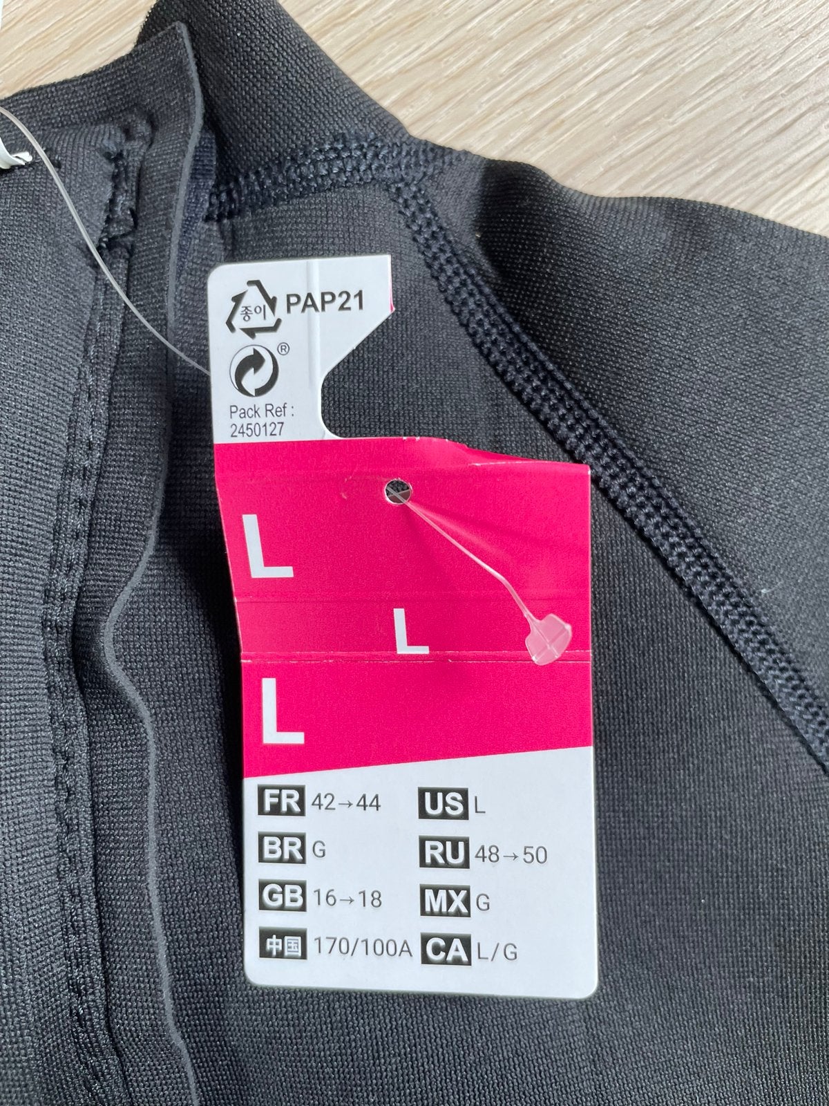 Zwart wettsuit, Maat L - Nieuw met label, Ophalen, Nieuw, SUP-accessoire