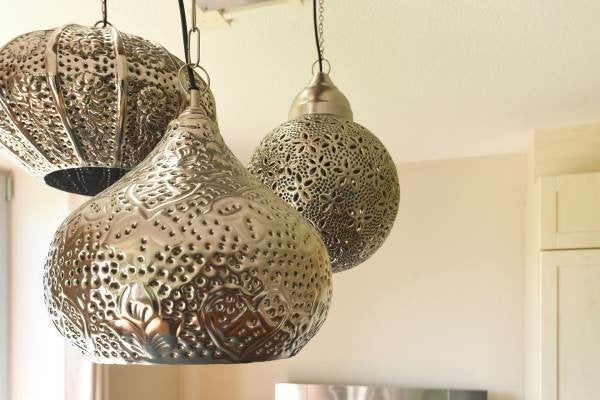 Marokkaanse hanglamp- Oosterse hanglamp Hanglamp, Huis en Inrichting, Lampen | Hanglampen, Ophalen, E27 (groot), Zo goed als nieuw
