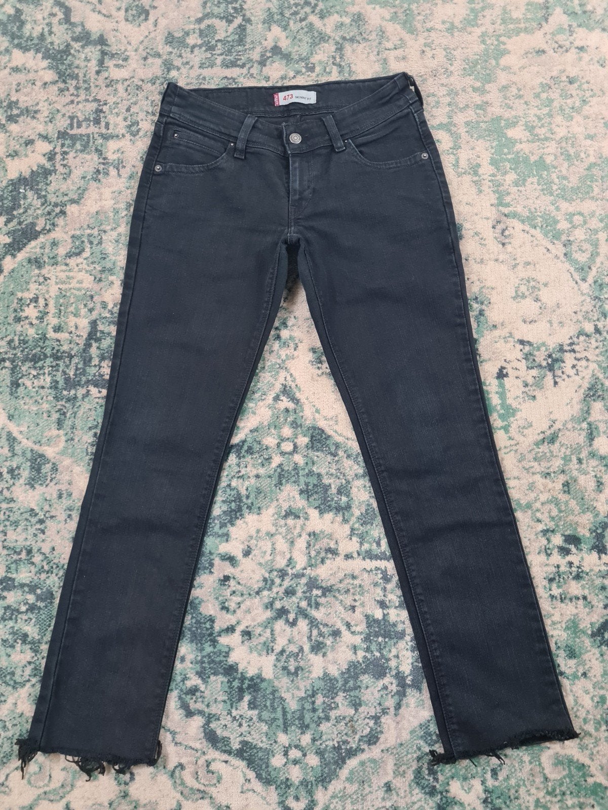 Levi's 472 skinny fit W29 L30 Dames Tulsi2930 Zwart Low-rise, Zwart, Ophalen of Verzenden, Zo goed als nieuw, W28 - W29 (confectie 36)