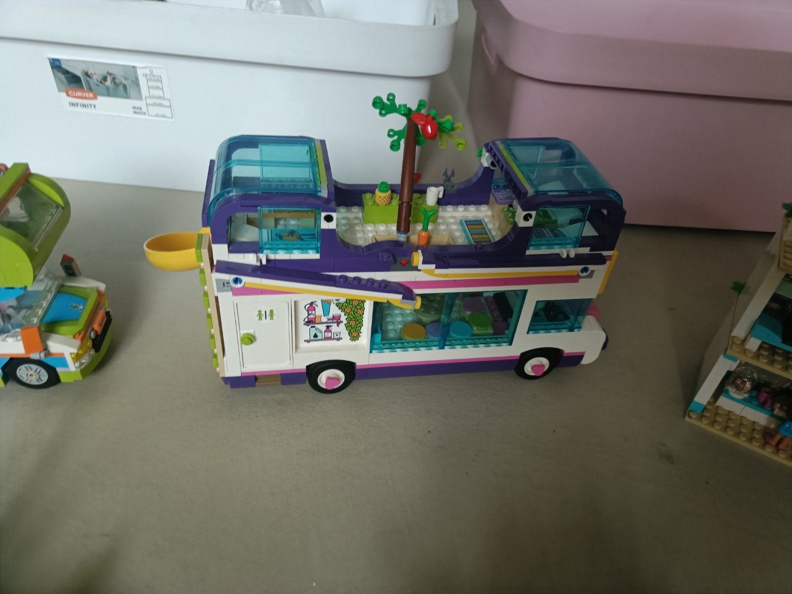 Lego campers en huisjes, Ophalen